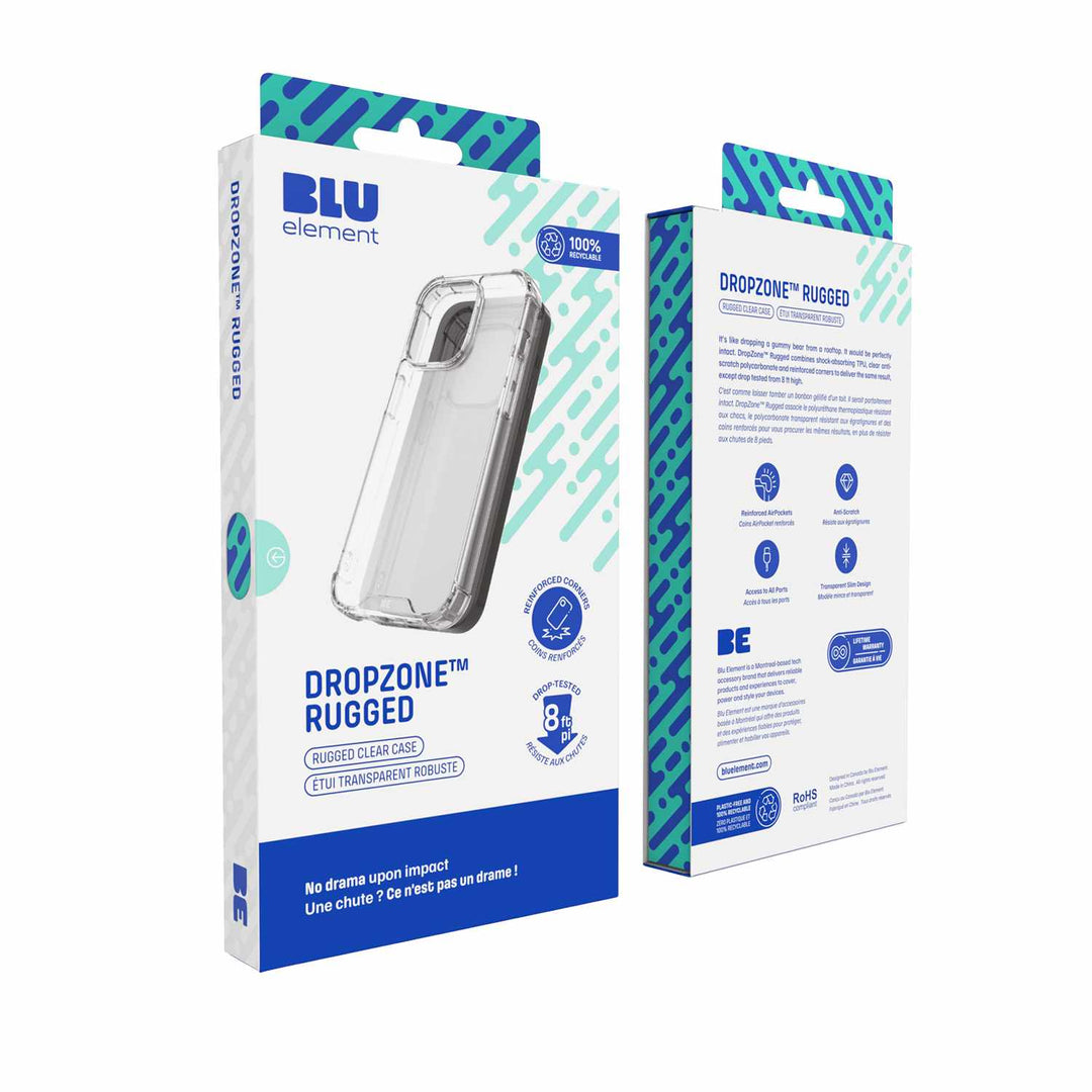 Blu Element | Dropzone Rugged Case for Google Pixel 9a - Clear | 120-9419