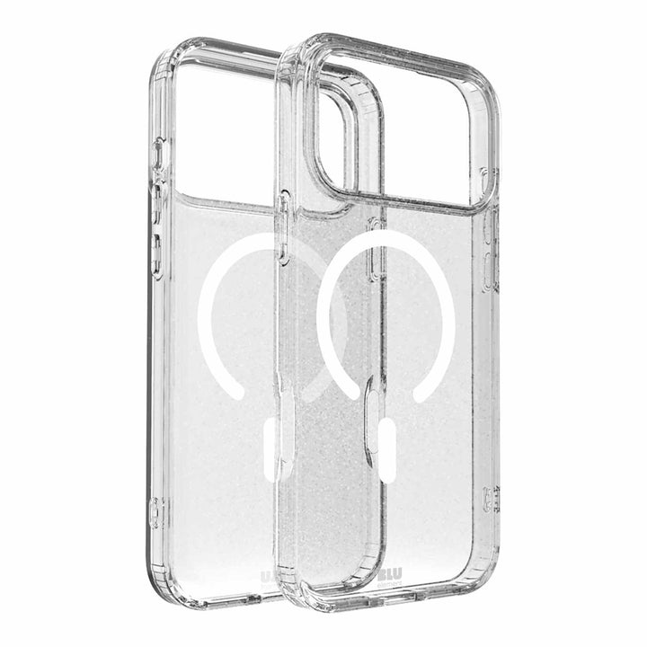 Blu Element | DropZone Rugged MagSafe Case iPhone 17 Pro Max - Clear  / Glitter | BEDZRMG17G4