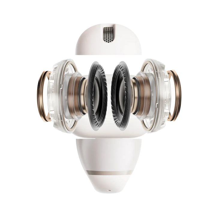 Shokz | OpenDots 2 Open-Ear True Wireless Earbuds - White | E320-ST-WT-CA-326