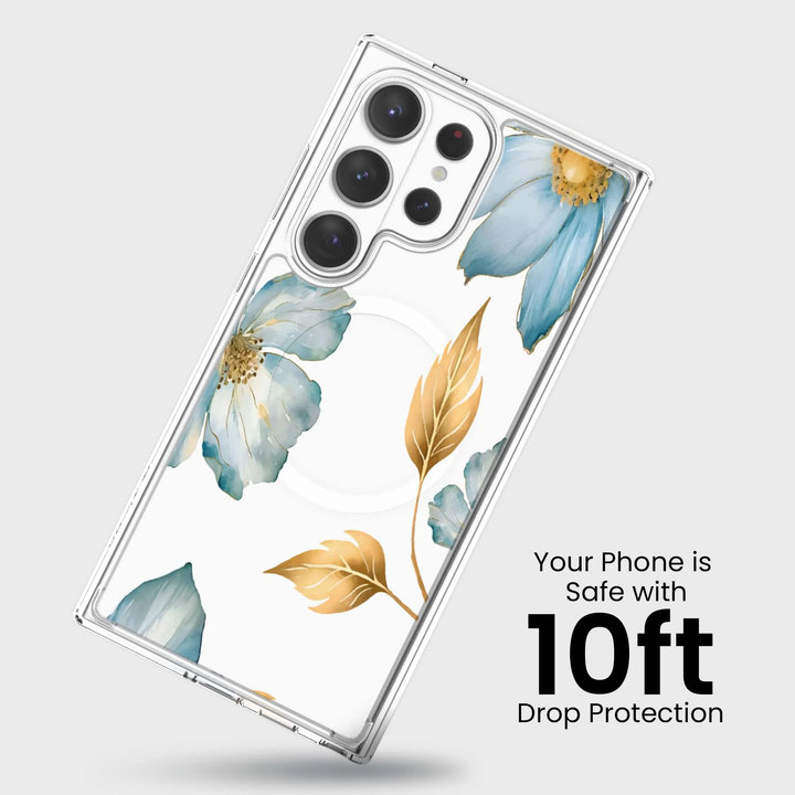 Caseco | Case for Samsung S26 Ultra -  Blue Wildflower | ED24F4-BW
