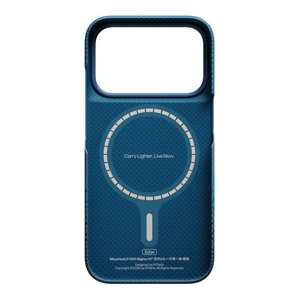 Pitaka | Edge Case iPhone 18 Pro (With PitaTap) - Moonrise | KI1803P