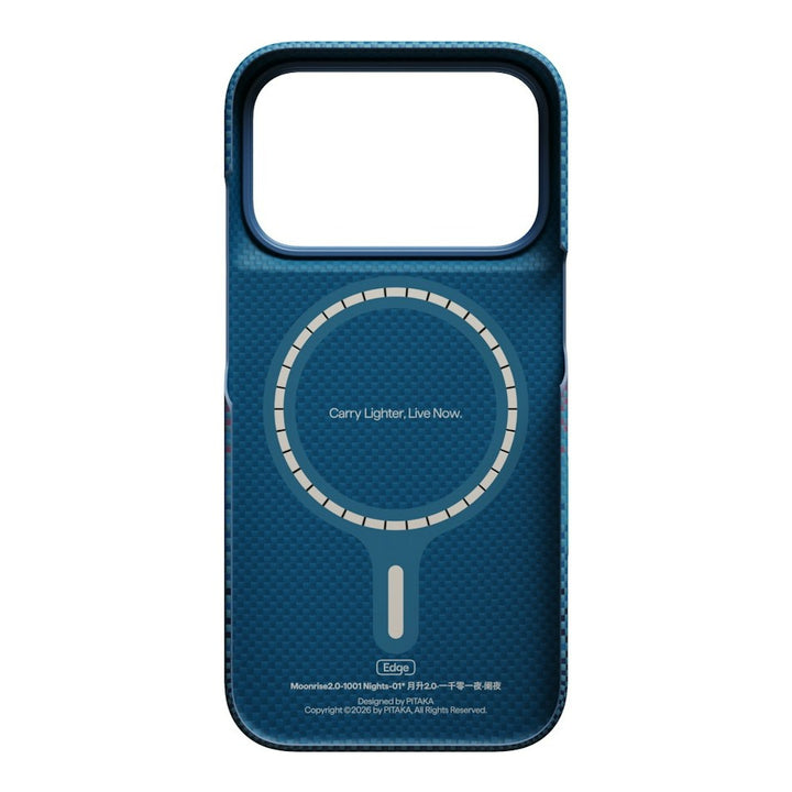 Pitaka | Edge Case iPhone 18 Pro (With PitaTap) - Moonrise | KI1803P