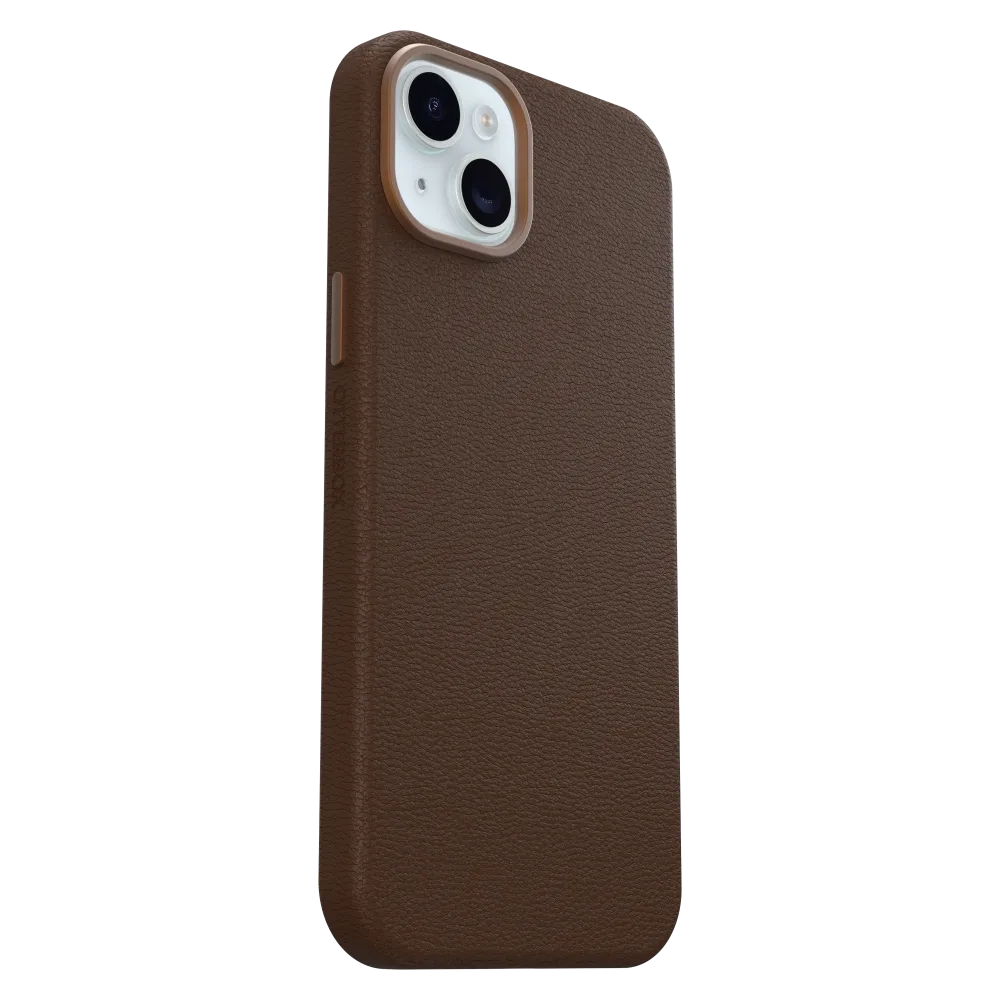 Otterbox | Symmetry Cactus Leather w/MagSafe case  iPhone 15 / 14 / 13 - Brown (Rich Adobe) | 15-12632