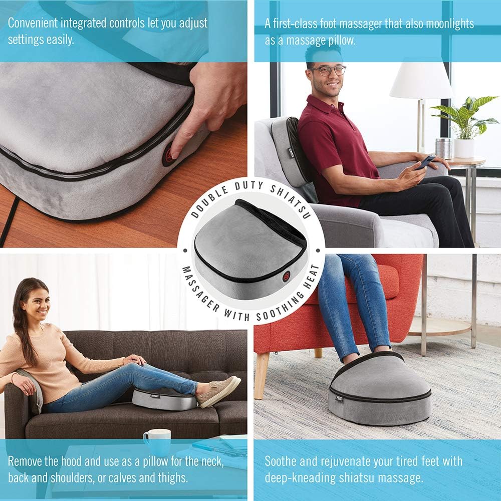 HoMedics | Full Body Shiatsu Massager with Soothing Heat | FMS-315HAGY-CA