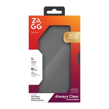 ZAGG | Graphene Crystal Palace Lite Case iPhone 16e / 15 / 14 / 13 - Clear | 15-14109