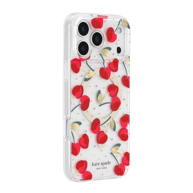 Kate Spade | Protective MagSafe iPhone 18 Pro/17 Pro - Cherry Dot | KS061136