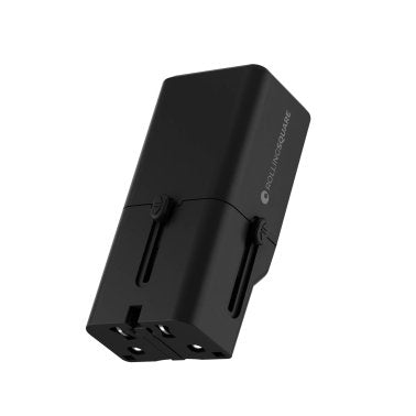 Rolling Square | 30W Pocket Travel Adapter USB-C Wall Charger - Black | TRAV30R