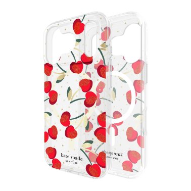 Kate Spade | Protective MagSafe iPhone 17 Pro Case - Cherry Dot | KS057316