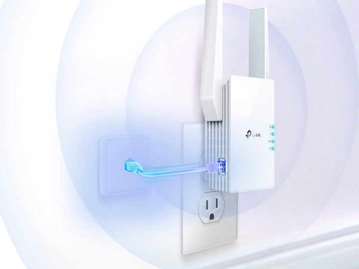 TP-Link | Dual-Band Wi-Fi 6 Range Extender Mesh  AX3000 - White | RE705X