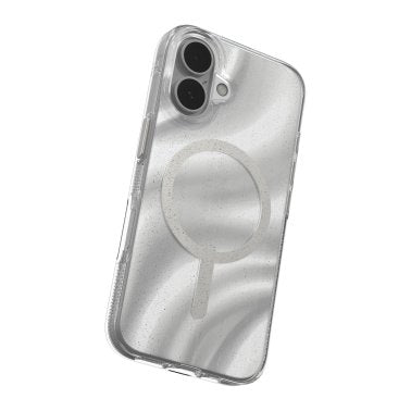 ZAGG | Milan Graphene Snap Case iPhone 16 - Swirl Glitter | 15-13388