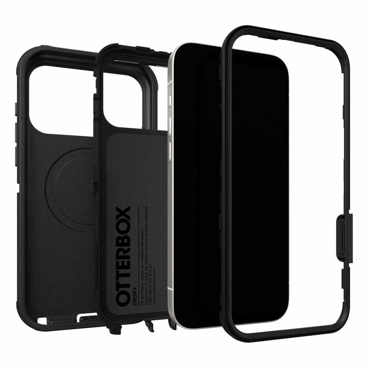 OtterBox | Defender Pro MagSafe Case w/Holster iPhone 17 Pro Max - Black | 76-000099