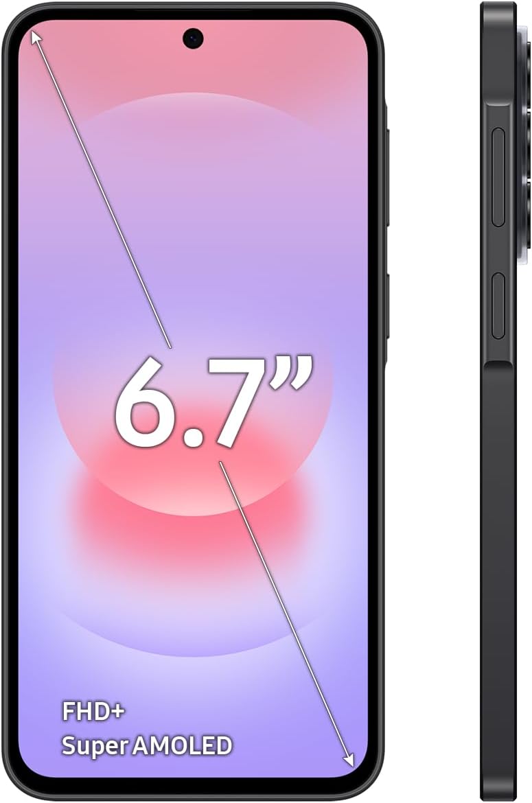 Samsung | Galaxy A37 5G 128GB Unlocked - Awesome Charcoal | SM-A376WZAAXAC
