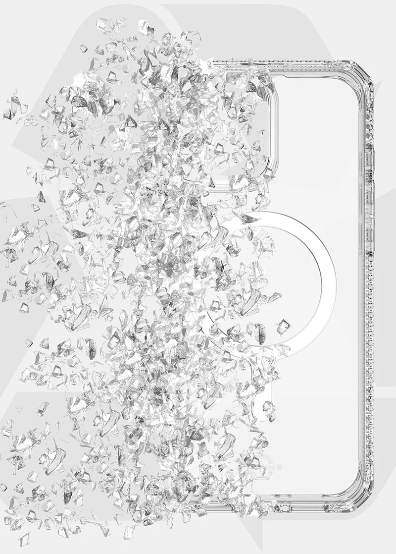ITSKINS | Hybrid_R MagSafe Case iPhone 16 Pro - Clear | 120-8514