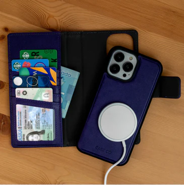 Caseco | 5th Ave MagSafe Wallet Case iPhone 16 Pro Max - Purple | C31D2-11
