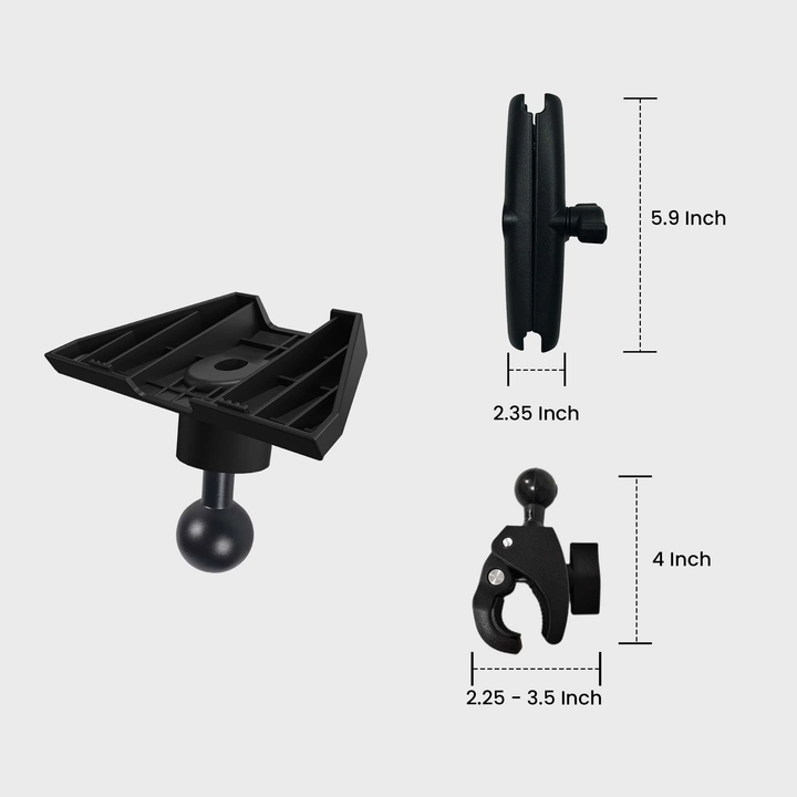 Mighty Mount | Starlink Mini Mount Quick Connect Handlebar Base - Black | M9560-A1