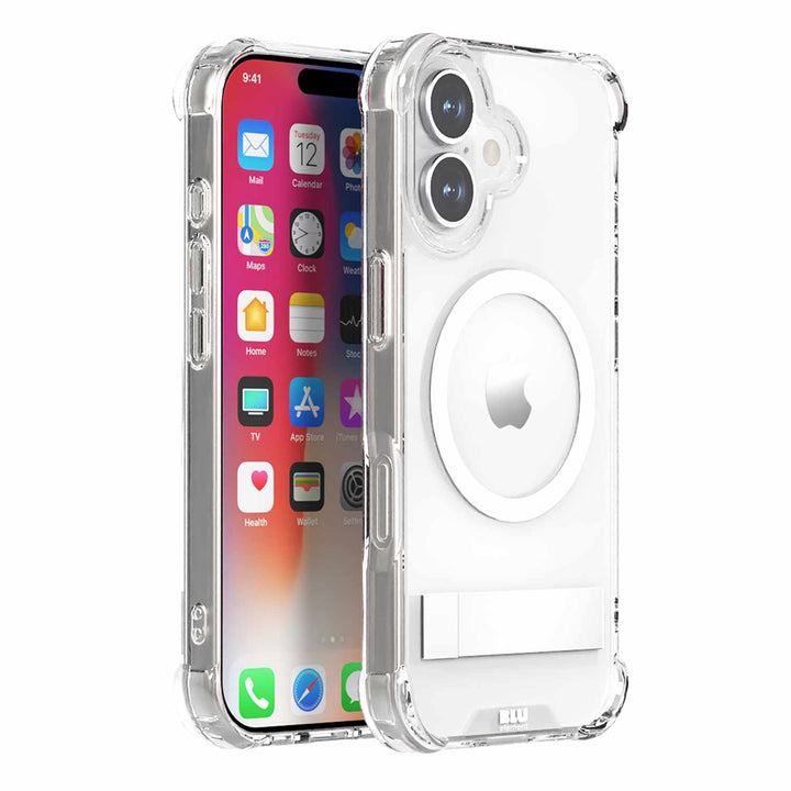Blu Element | DropZone Rugged MagSafe w/Kickstand iPhone 17 Case - Clear | BEDZMG17K1