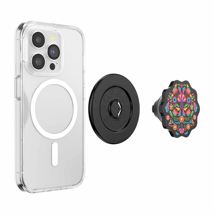 Popsockets | PopGrip for MagSafe Round with Adapter Ring Huipil | 123-0555