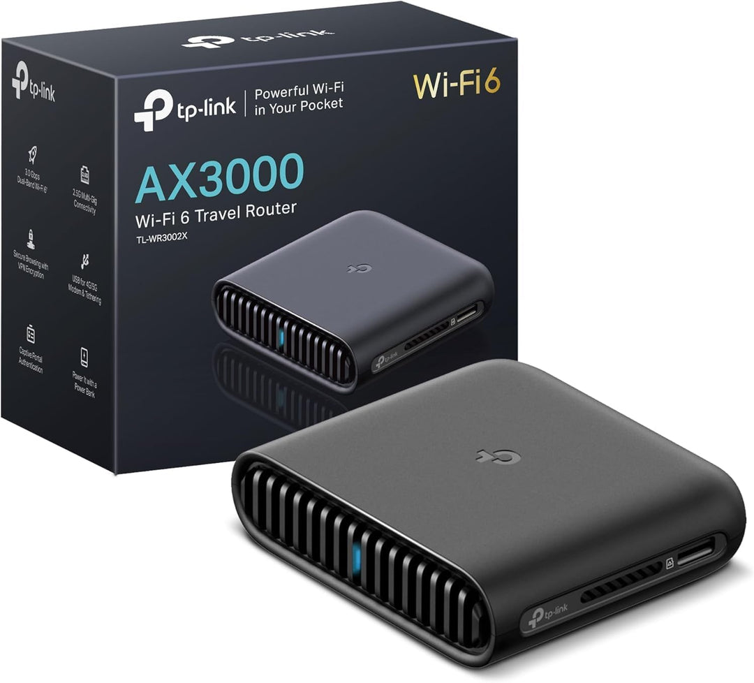 TP-Link | Wireless AX3000 Dual-Band Wi-Fi 6 Portable Travel Router | TL-WR3002X