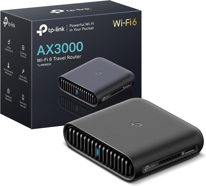 TP-Link | Wireless AX3000 Dual-Band Wi-Fi 6 Portable Travel Router | TL-WR3002X