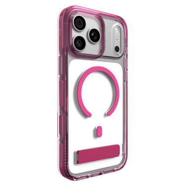 ZAGG | Graphene Santa Cruz Snap iPhone 18 Pro Max/17 Pro Max Kickstand Case - Raspberry Pink | 702322314