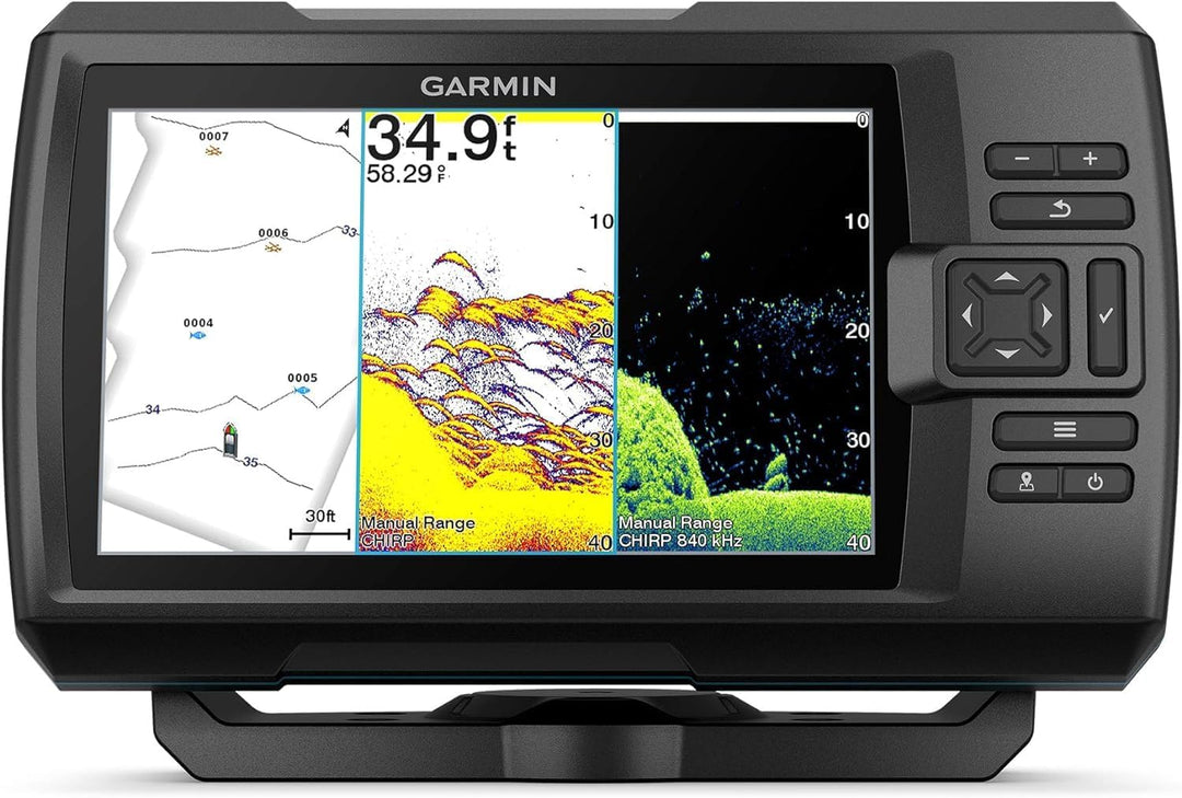 Garmin | Striker Vivid 7cv 7" Display Fishfinder with GT20-TM Transducer, GPS and Wi-Fi Connectivity | CE010-02552-01