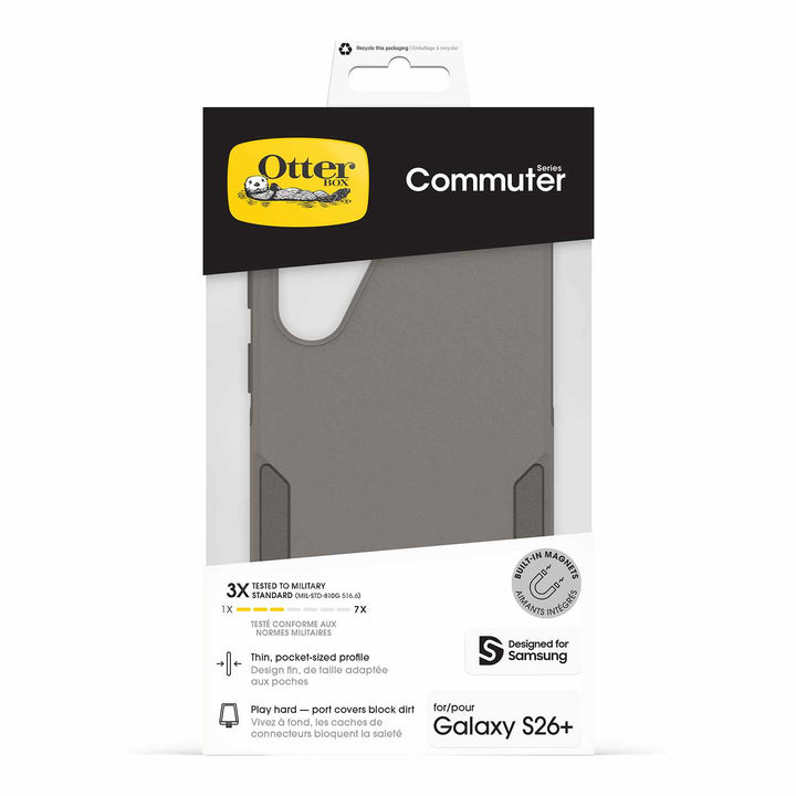 OtterBox | Commuter w/Magnets Case Samsung Galaxy S26+ - Cottonwood Glen Brown | 77-99804