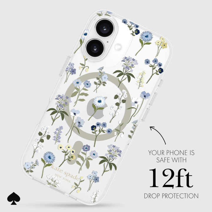Kate Spade | Protective Prints MagSafe Case iPhone 16 - Precious Bloom | 15-13242