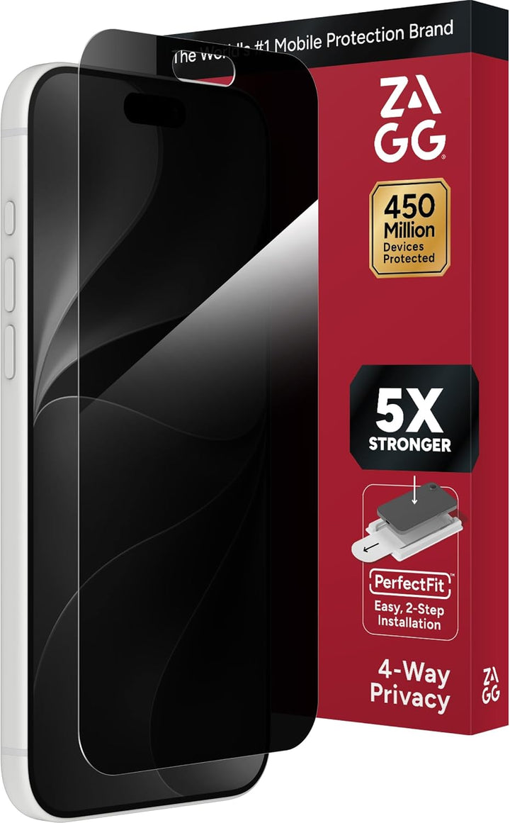 ZAGG | InvisibleShield Glass Privacy XTR iPhone 18 Pro Max Screen Protector | 200122066
