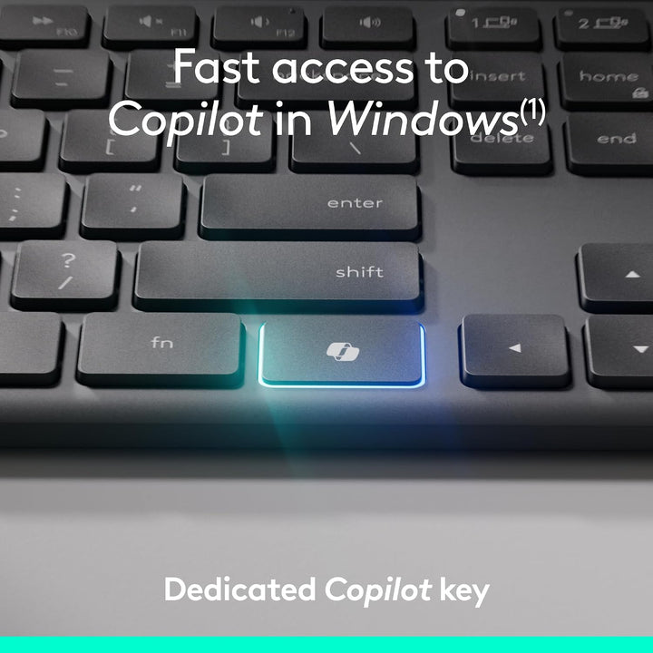 Logitech | Signature Slim MK955 for Business Combo - Copilot Edition | 920-013271