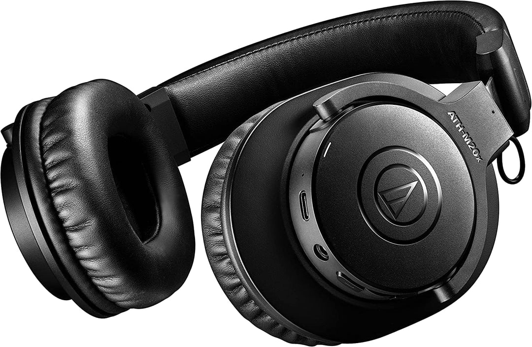 Audio-Technica | Over-Ear Sound Isolating Bluetooth Monitor Headphones - Black ATH-M20xBT