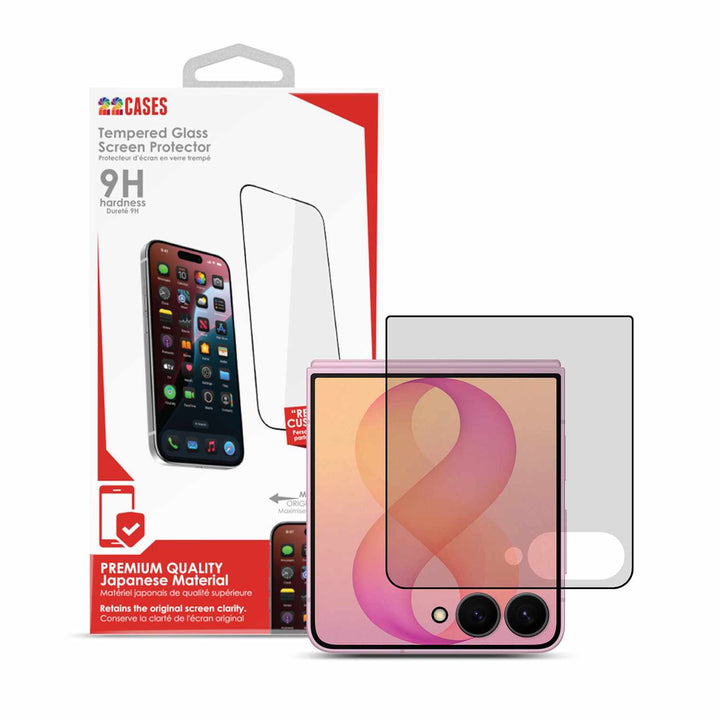 22 Cases | Privacy Full Glue Full Cover Screen Protector for Samsung Galaxy Z Flip 8/Z Flip7 | 22PPSPFLIP8