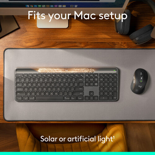 Logitech | Signature Slim Solar+ K980 Keyboard for Mac - Graphite | 920-013786