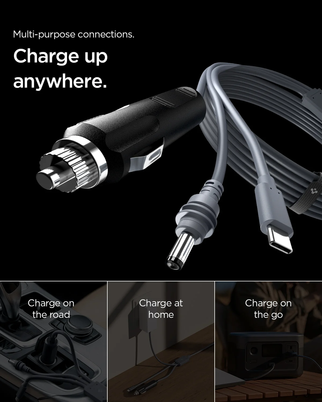 Starlink | Mini Spigen SpaceX 3in1 Cable - Grey | STL213-10