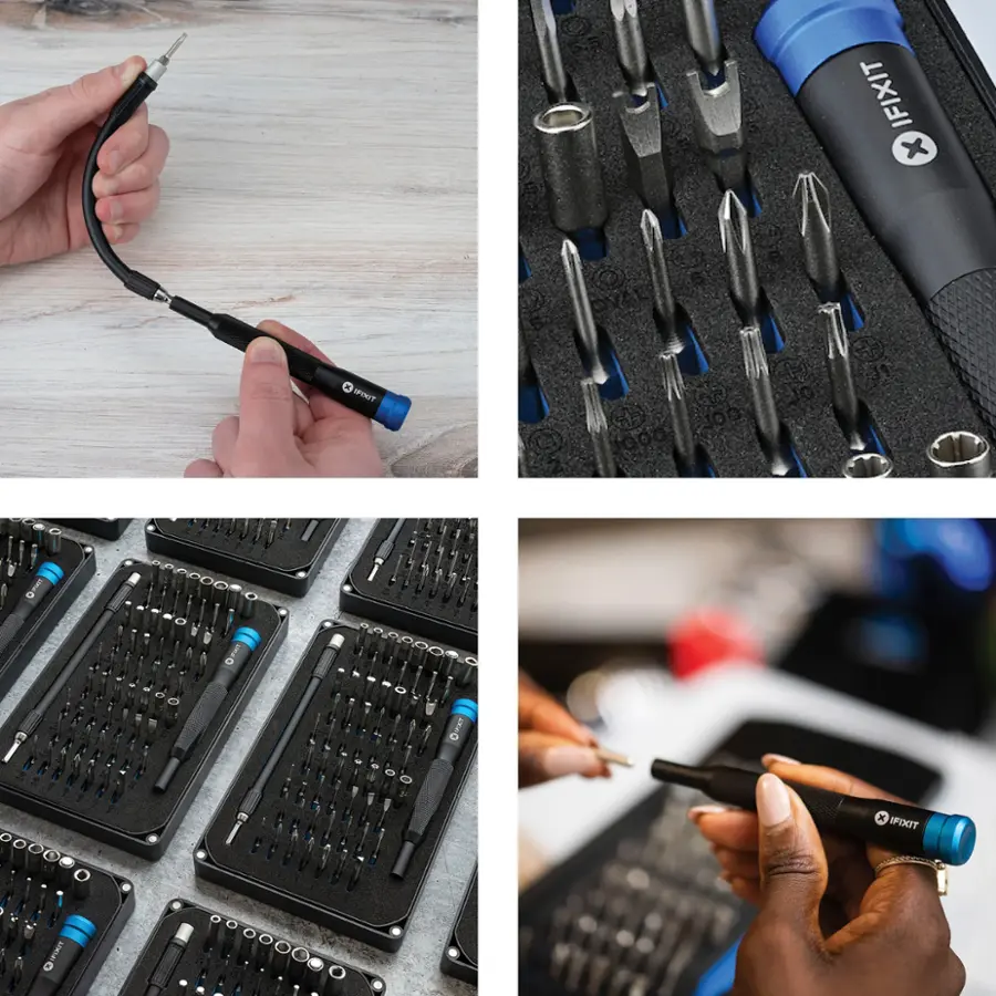 iFixit | Mako 64-Bit Driver Kit - Black/Blue | IF145-299-4