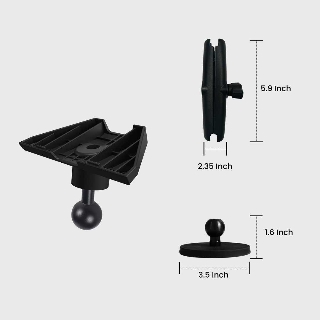 Mighty Mount | Heavy Duty Magnetic Mount For Starlink Mini - Black | M9560-B4