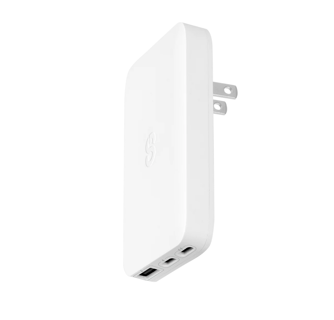 LOGiiX | Power Plus 65W Slim XL Wall Charger (2025) - White | LGX-13873