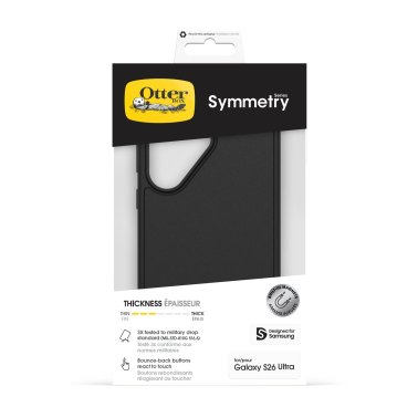 OtterBox | Symmetry w/Magnets Case Samsung Galaxy S26 Ultra - Black | 77-000018