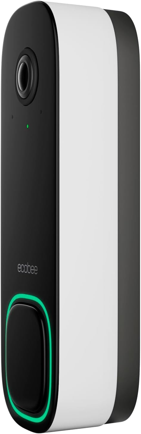 Ecobee | Smart Doorbell Camera Wired Video Doorbell - Black | EB-CAMSDB-01