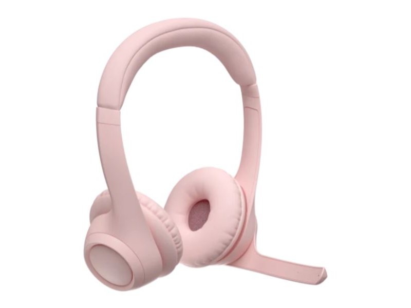 Logitech | Zone 300 Wireless Bluetooth On-ear Headset With Noise-Canceling Microphone - Rose | 981-001411