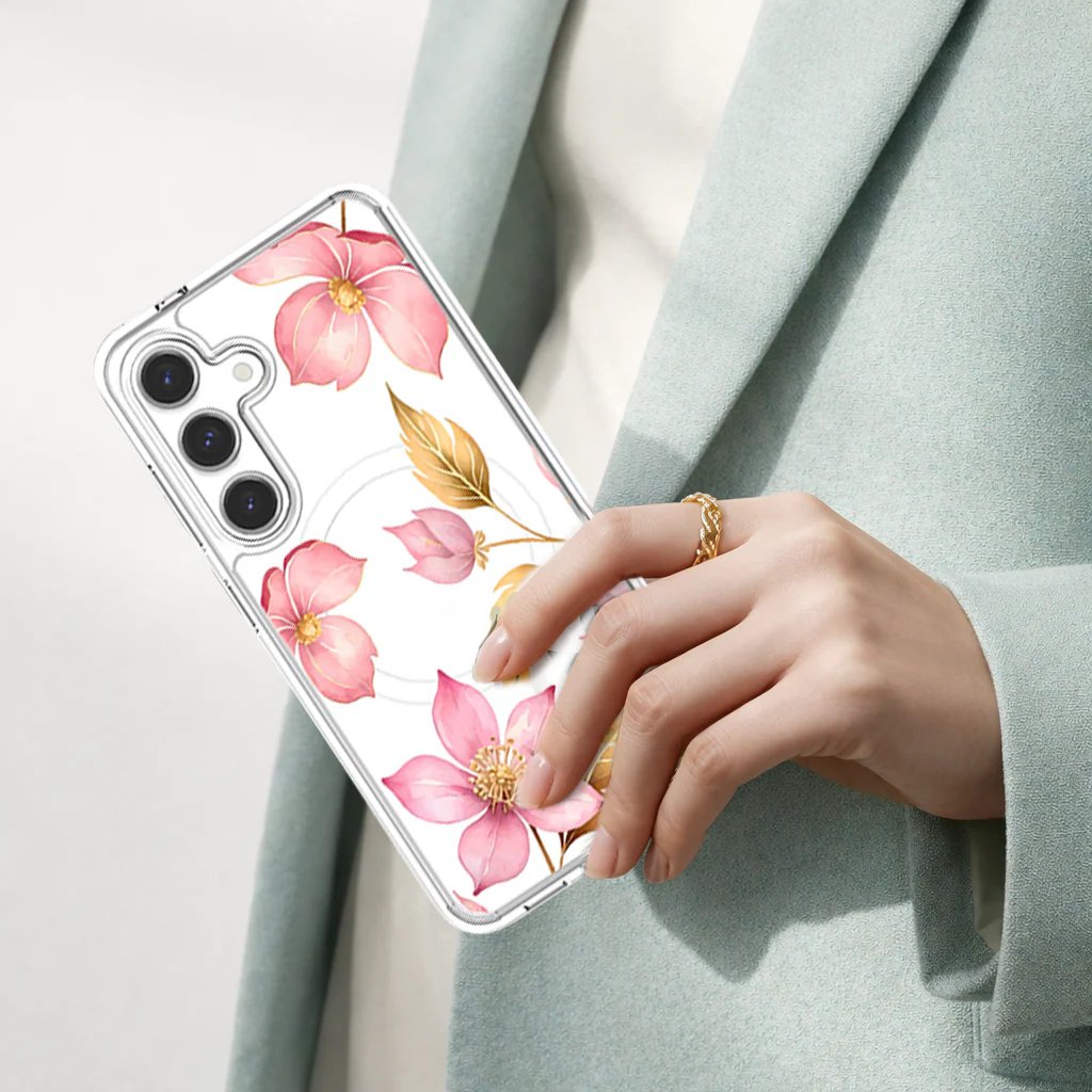 Caseco | Case for Samsung S26 -  Pink Wildflower | ED24F3-PK