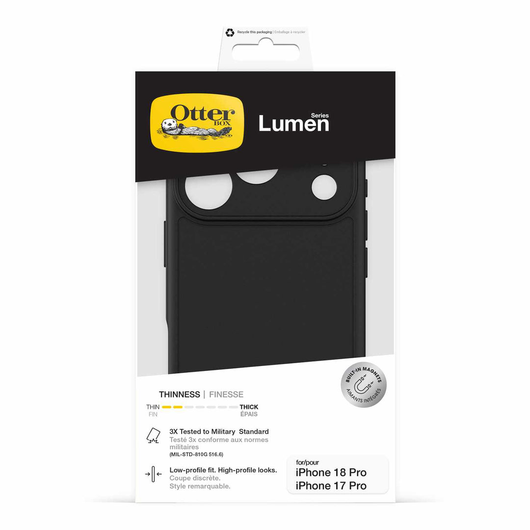 Otterbox | Lumen MagSafe Case iPhone 18 Pro/17 Pro  - Black | 77-001169