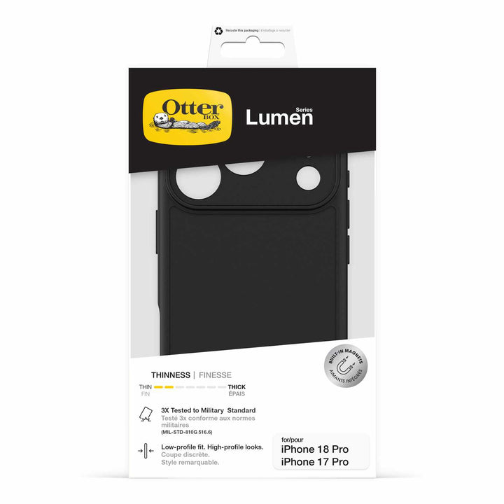 Otterbox | Lumen MagSafe Case iPhone 18 Pro/17 Pro  - Black | 77-001169