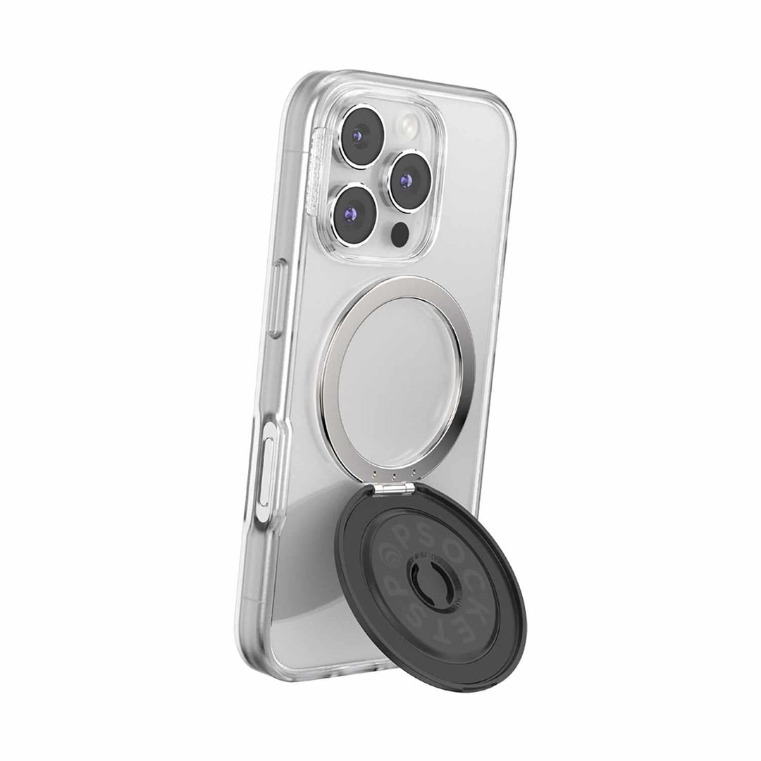 Popsockets | PopGrip Kick Out for MagSafe Round with Adapter - Black |123-0577