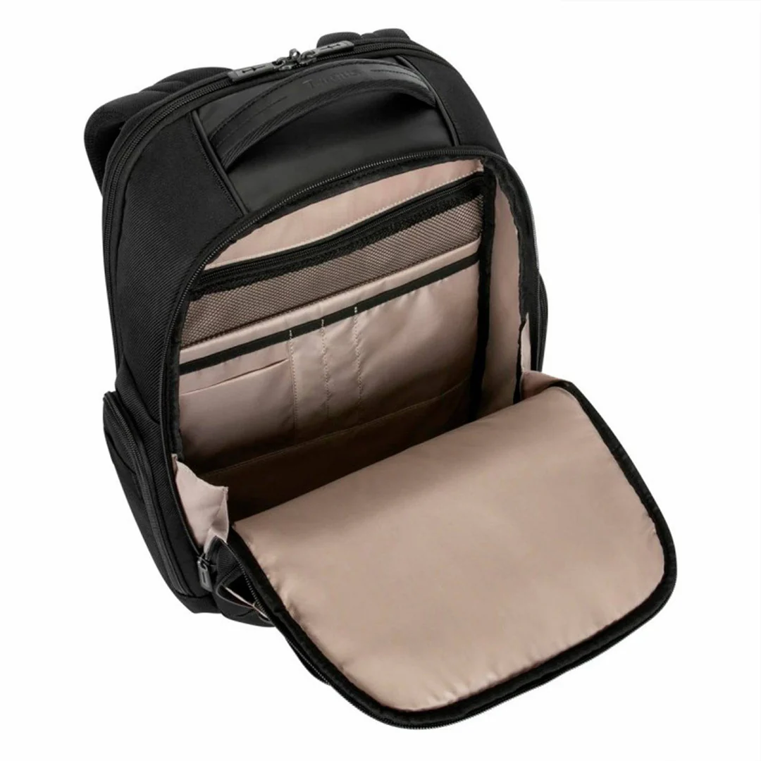 Targus | Mobile Elite Checkpoint-Friendly Backpack 15 - 16 " Patented checkpoint-friendly Easy Airport Screening - Black | TBB617GL