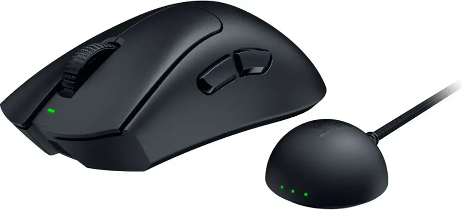 Razer | DeathAdder V4 Pro Wireless Gaming Mouse Optical Scroll Wheel Sensor Gen-2  - Black | 840272920718