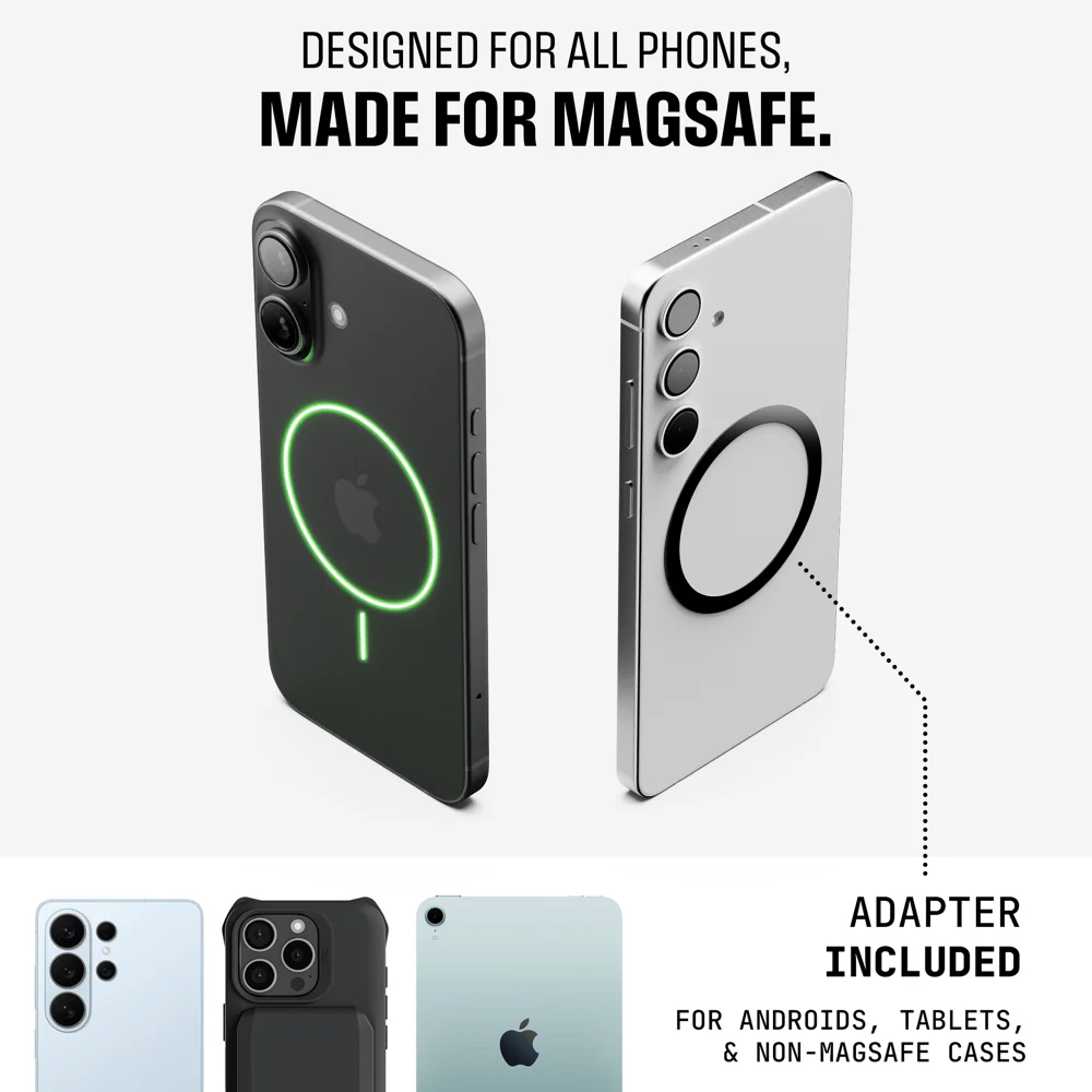 ohsnap! | Snap Grip Stand - Boring Black | PH-STN-BLK-CA1