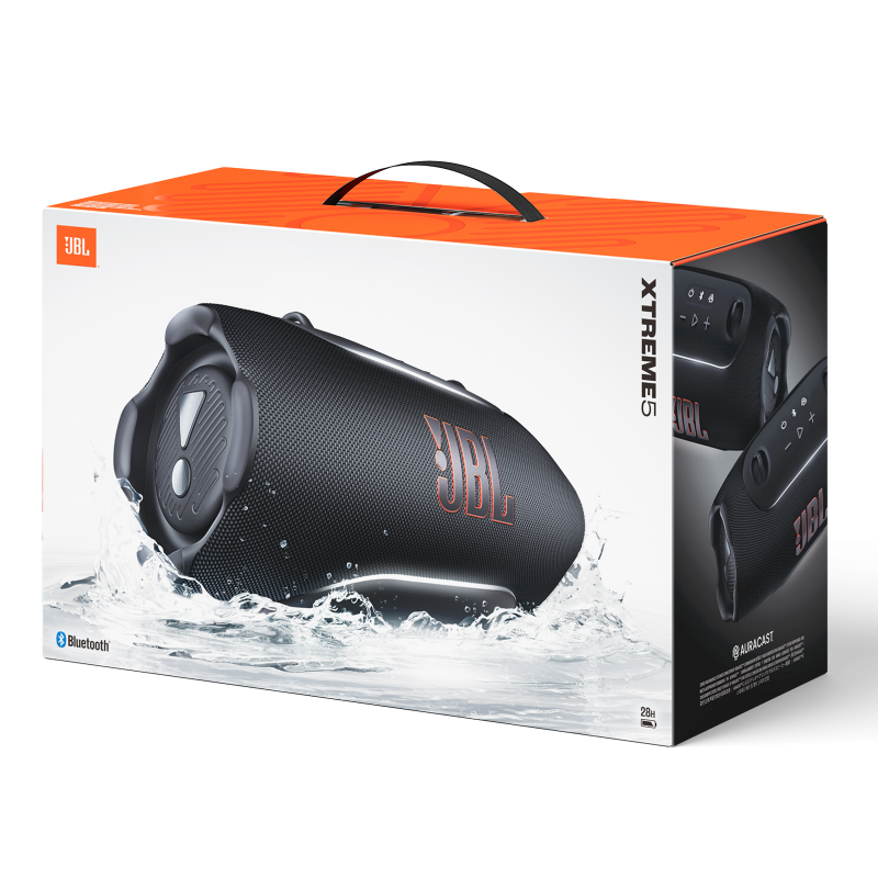 JBL | Xtreme 5 Portable Wireless Waterproof Speaker - Black | JBLXTREME5BLKAM