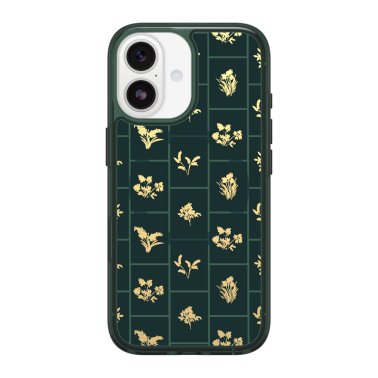 OtterBox | Symmetry w/MagSafe iPhone 17 + Camera Control Case - Golden Bloom | 77-98882