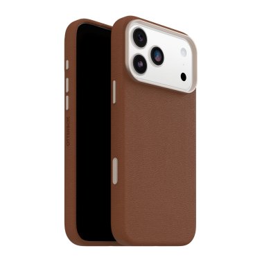 OtterBox | Symmetry Cactus Leather iPhone 17 Pro Max w/MagSafe + Camera Control Case - Desert Saddle | 77-99064