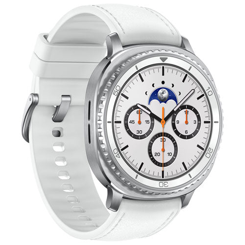 Samsung | Galaxy Watch8 Classic 46mm LTE Smartwatch - White | SM-L505FZWAXAC